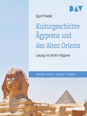 cover image of Kulturgeschichte Ägyptens und des Alten Orients